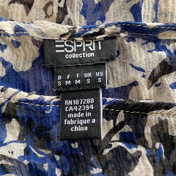 Esprit Collection silk S/S blouse. - Picture 4 of 4